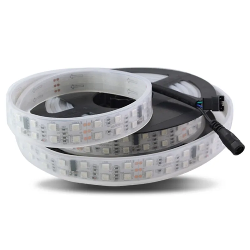 Ws2812 1812 IC Светодиодная лента 5 м 600 светодиодов Водонепроницаемая RGB DC 12 В мощность