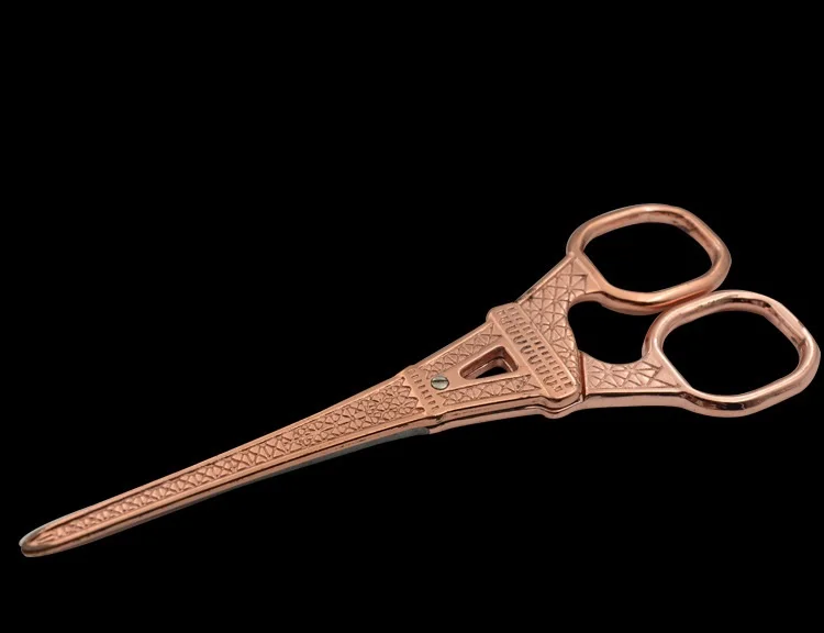 1pcs Practical Iron Tower Scissors European Retro Cross Stitch Tailor Scissor Stainless Steel Handicraft DIY Sewing Cutting Tool