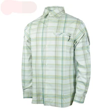 Мужская рыболовная рубашка мужские рубашки в клетку LS быстросохнущая UPF30 дышащая Спортивная уличная Мужская походная рубашка плюс размер L-2XL