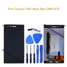 5.0 for Lenovo Vibe Shot Max Z90 display + touch screen replacement for Lenovo Z90 Z90A40 Z90-7 LCD Z90 7 display repair parts litwod z90 lights