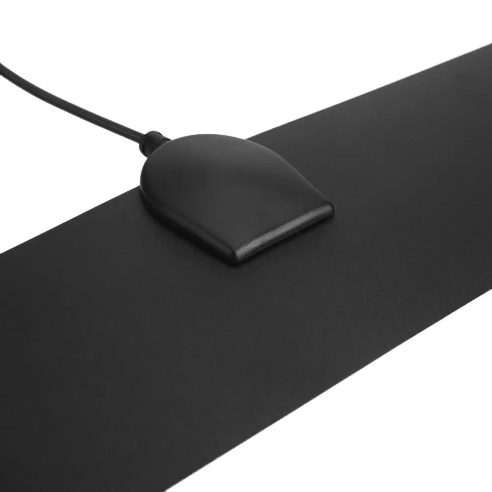 Flat Indoor HD Signal Amplifier Digital TV Antenna HDTV 50 Miles Range VHF UHF Easy To Install Slim Build High Performance 13ft 