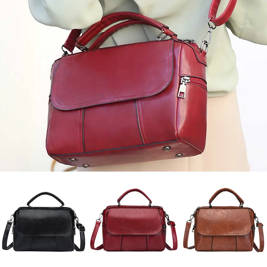 Маленькая женская сумка, кожаная модная сумка с ручкой и пряжкой, ретро британский стиль, сумка через плечо, женская сумка-мессенджер, горячая Распродажа