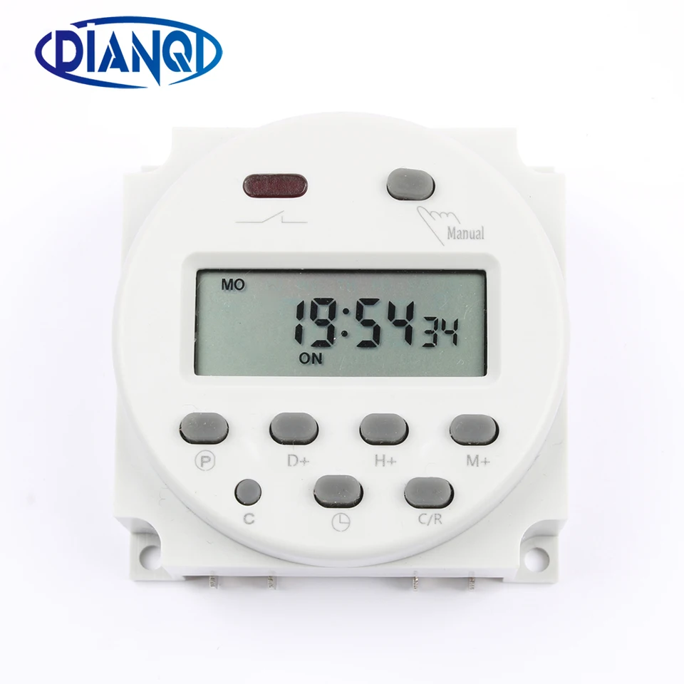 CN101 courant continu 12 V LCD Digital Power Programmable Timer Time Relais interrupteur #D