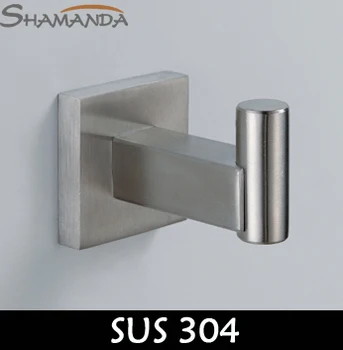 

Stainless Steel Solid Construction Bathroom Single Towel Hook Robe Hook Coat Hook Hat Hook Hanger Chrome