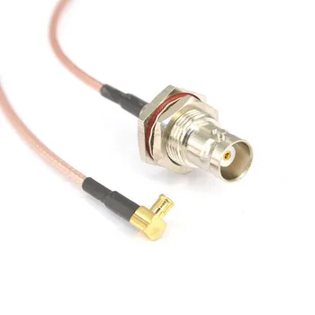 

10 Pieces RF MCX Male Right Angle Switch BNC Female Pigtail Cable RG316 20CM