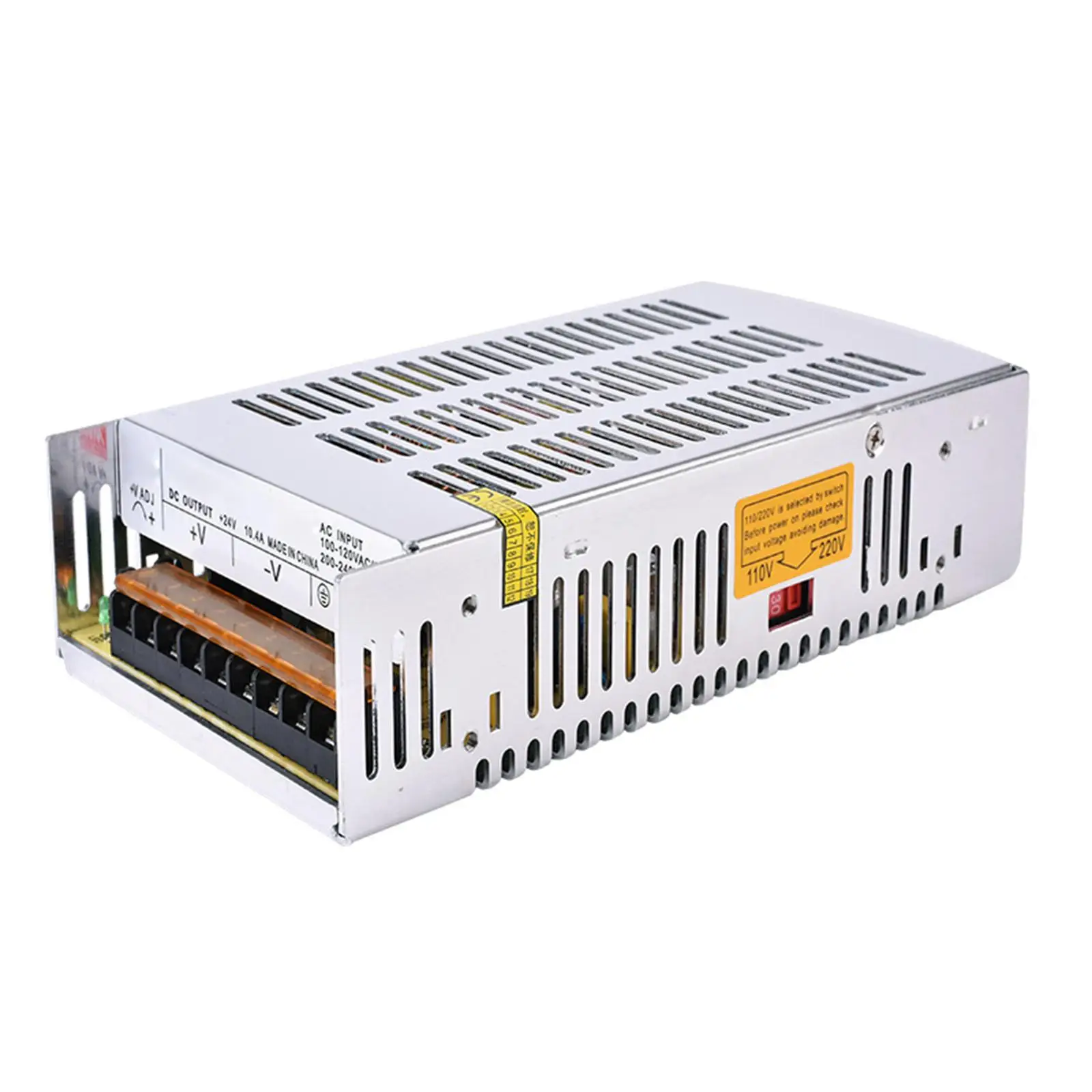 240W 10A 24VDC Output 110/220VAC Input LED Drive Switching Power Supply Regulated Source Transformer AC DC Display | Обустройство