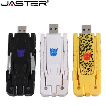 

Hot sale U disk 32g special offer cartoon character u disk 16g cool transformation robot gift U disk 64G free shipping