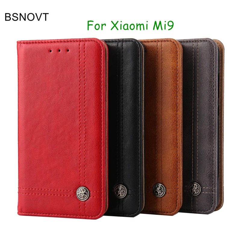 

Xiaomi mi 9 Case Luxury PU Leather Silicone Wallet Purse Phone Case For Xiaomi mi9 Case Xiaomi mi 9 Mi9 Funda 6.39