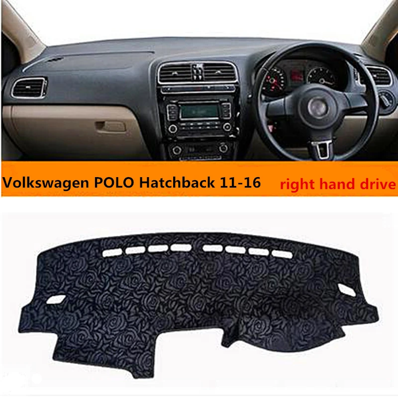 Hight quality right hand drive luxury style car dashboard mat for