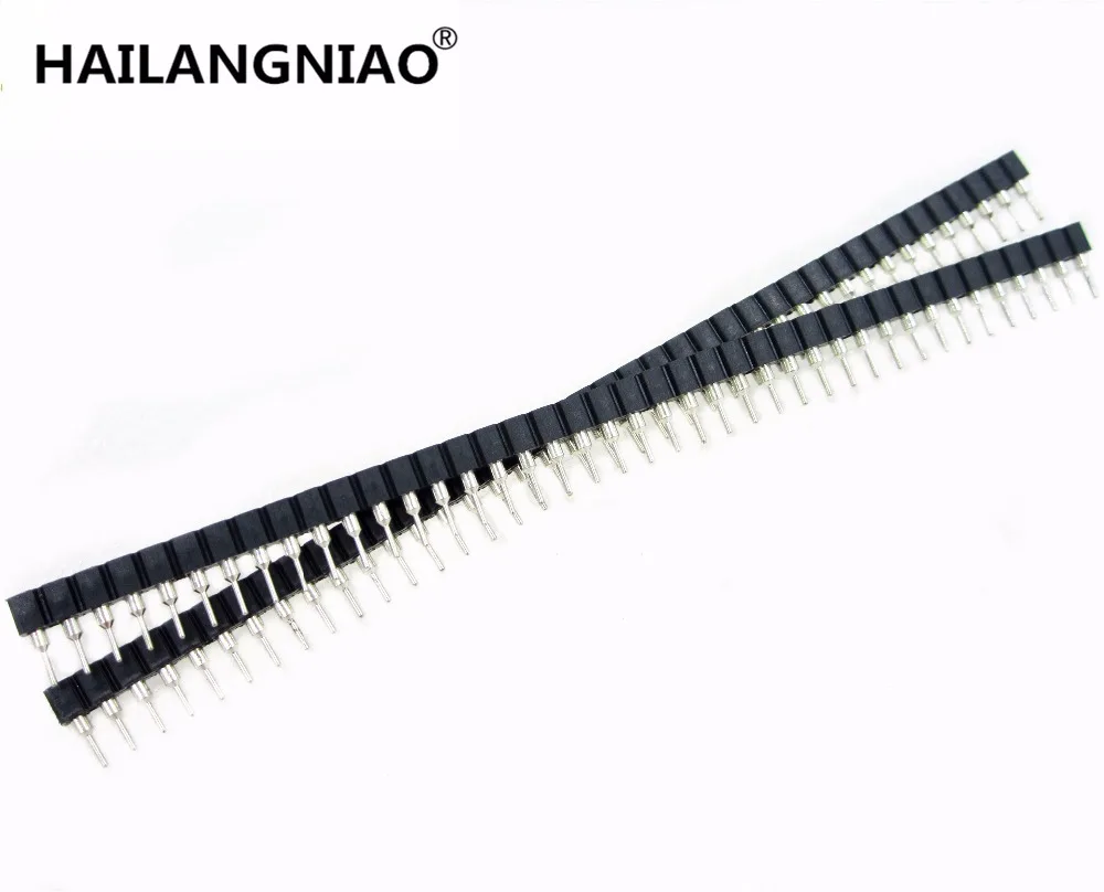 10pcs 1x40 Pin 2.54 Round Female Pin Header connectorin Replacement