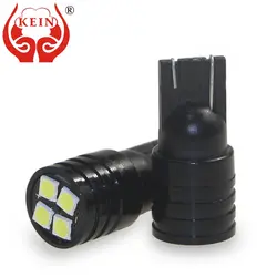 KEIN 2 шт. w5w светодио дный t10 лампы 194 3030 4smd Nonpolarity авто клина стороны номерной знак чтения светодио дный свет лампы Тюнинг автомобилей 12 В 24 В