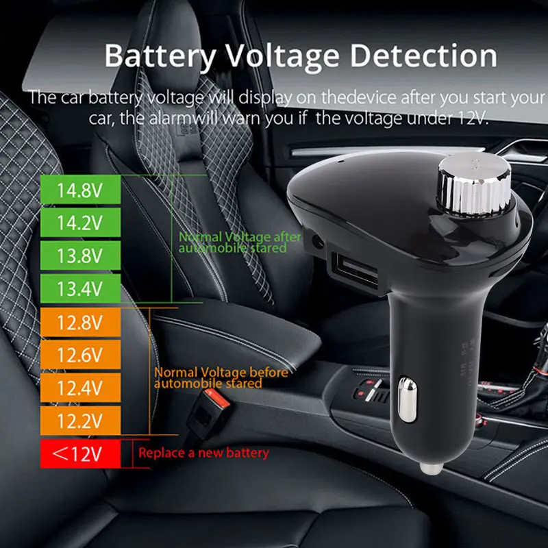 Fm-передатчик 3.1A Универсальный двойной USB музыкальный Bluetooth автомобильный комплект MP3 портативная TF карта