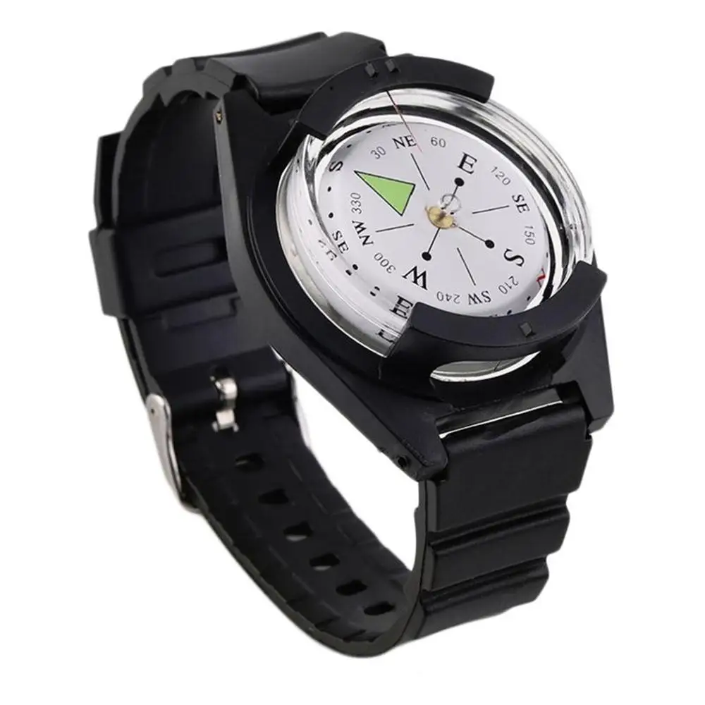 

Hot Sale 1pc Professional Hiking Running Waterproof Prismatic Military Bracelet Tactical Outdoor Climbing Camping Wrist Compass