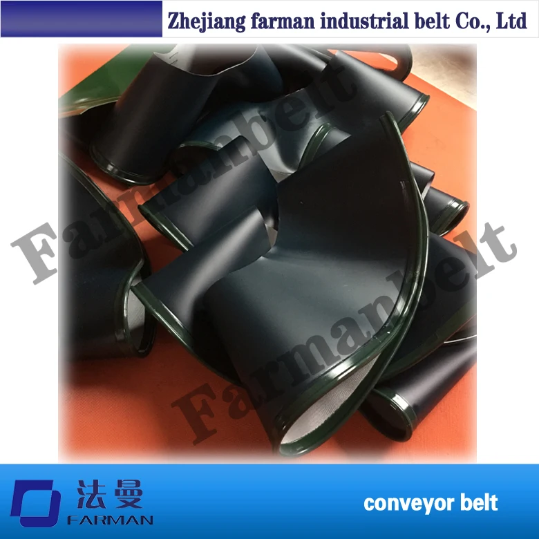 

Best Quality 90 Degrees Or 180 Degree Turning Sidewall Conveyor Belt For Packaged Products
