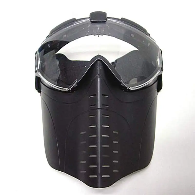 Anti Fog Full Face Tactical Mask with Fan Ventilation Dust Proof Goggle