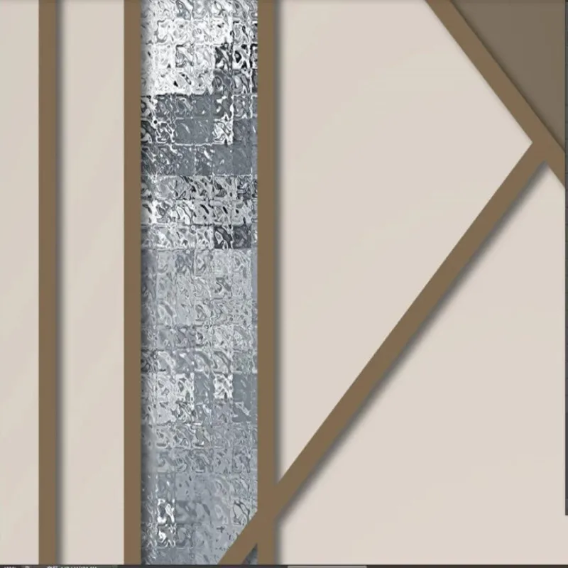 Nordic minimalistic personality abstract geometric line square TV background wall Nordic minimalistic personality abstract geometric line square TV background wall