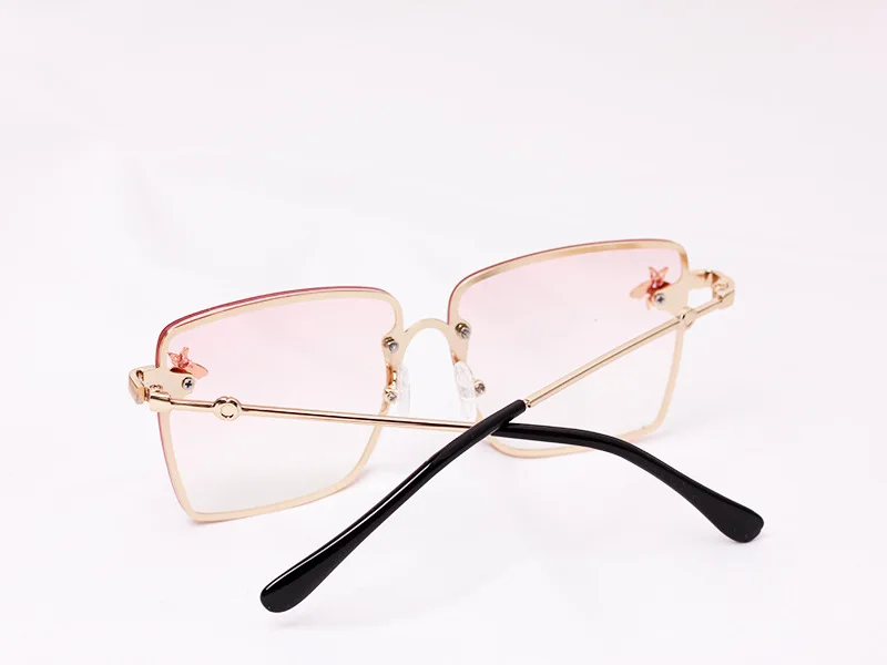 SomeCool Little Bee детские солнцезащитные очки Брендовые очки дизайнерские модные для девочек и мальчиков квадратные детские очки UV400 N57
