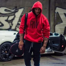 Длинным рукавом спортивная рубашка Для Мужчин's Бег с капюшоном Футболки спортивная одежда Фитнес Топ