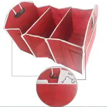 Автомобиль для хранения сумку Автомобильный прибор задний складной ящик для хранения, мульти-Применение инструменты органайзер для автомобиля компактные сумки для хранения красного цвета