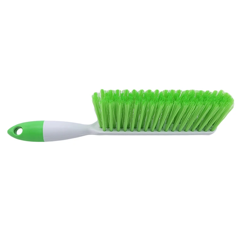 Green Бытовая многофункциональная Чистящая Щетка, трехцветная пластиковая щетка, щетка для удаления пыли, кровать, метла, длинная ручка, инструменты для очистки горячей пыли - Цвет: Green