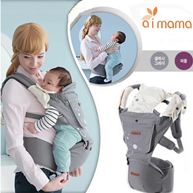 Aimama-écharpe de portage pour bébé | Sac à dos multifonction en plein air kangourou pour nouveau-né, sacoche de siège pour bébé d'été et hiver