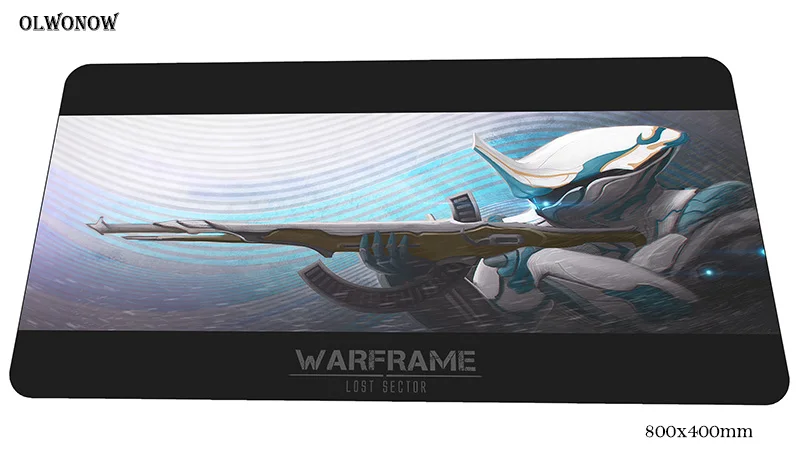 Warframe геймерский коврик для мыши locrkand 800x400x3 мм игровой коврик для мыши большой толстый ноутбук аксессуары ноутбук padmouse эргономичный коврик