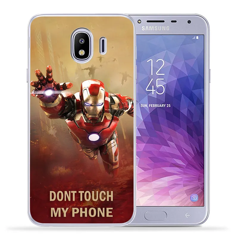 Роскошный чехол Marvel с Мстителями для samsung Galaxy J3, J4, J5, J6, J7, J8 Plus,,,, J2 Prime, силиконовый чехол, Etui Deadpool