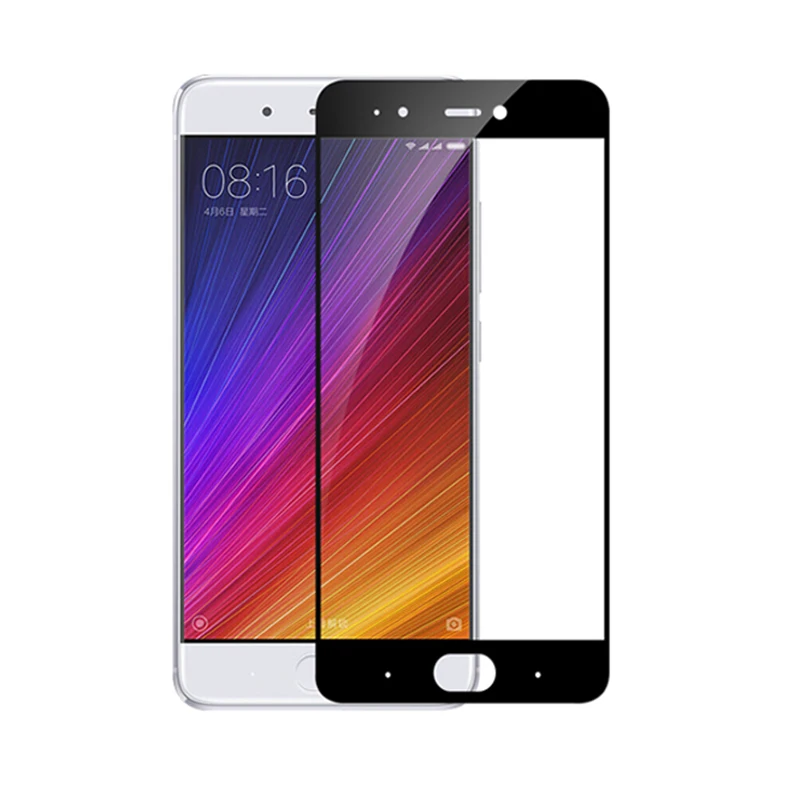 Защитная пленка для экрана для Xiao mi Red mi 4A 5 Plus 6A S2 Note 3 4 4X5 5A 6 Pro mi A1 A2 5S Plus 6 8 SE Pocophone F1 закаленное стекло - Цвет: Черный