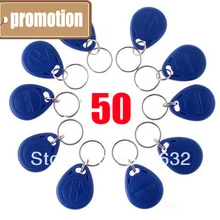 Новые 50 шт./лот Rfid 125 кГц Близость Rfid Id карты ключевые метки(брелоки