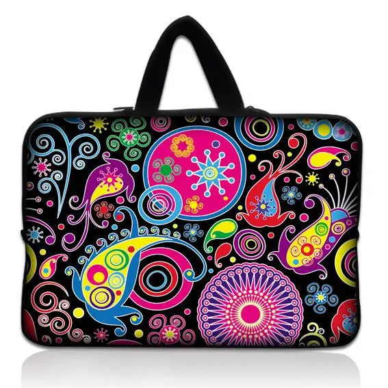 12" Colorful Hippy Universal Laptop Sleeve Bag Case Cover For Samsung