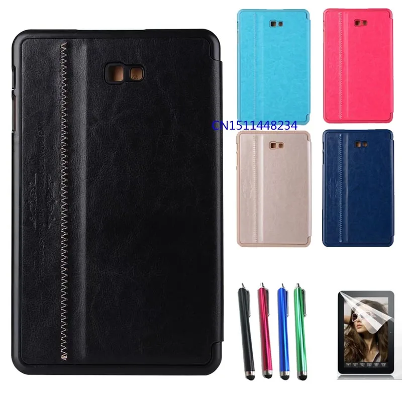 

NEW luxury high quality PU leather case cover For SamsungGalaxy Tab A A6 10.1" T580 T585 T580N Tablet smart case+film+pen