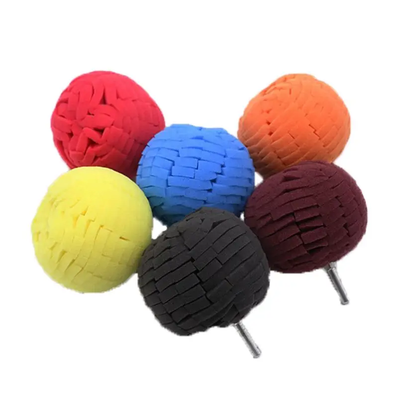 Buffing Polishing Ball Finishing Pad Buff Polishing Pad Buffer 3"(80mm