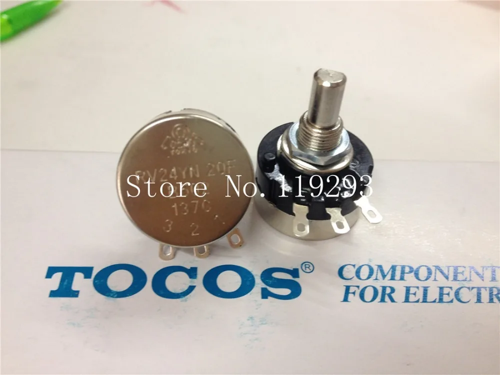 

[LAN]Japan's imports of carbon RV24YN TOCOS Potentiometer switch B502 B5K 20MMF game with half shaft--10pcs/lot