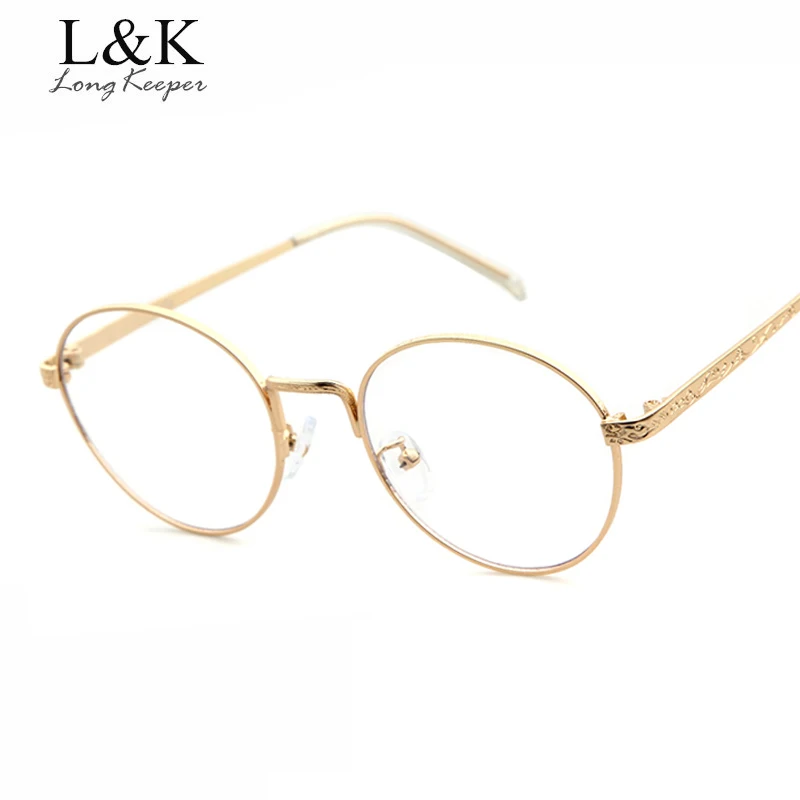 

Long keeper 2019 New Oval Brand Design Clear Glasses Women Glasses Transparent For Male armacao de gafas de grau para mulher