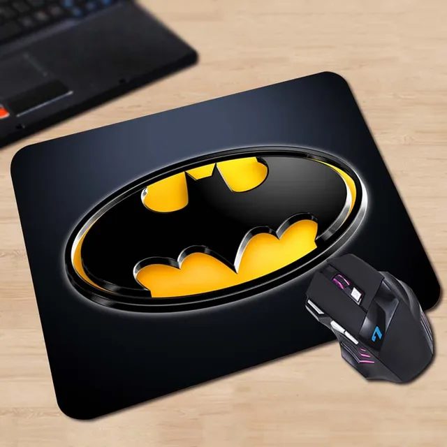 Babaite Comics Superhero Batman Arkham Black Logo Customized Mouse Pad