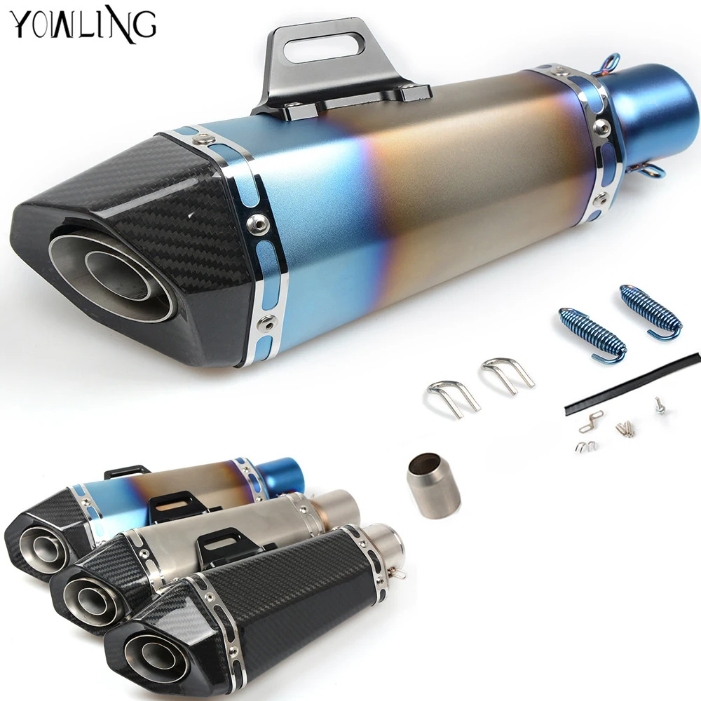 Real carbon fiber exhaust pipe for Honda CBR 600RR F2 F3 F4 F4i 900 929 954 1000RR/Suzuki TS DR DRZ DR350 650 DL DRZ400 GSXR SV цена Real carbon fiber exhaust pipe for Honda CBR 600RR F2 F3 F4 F4i 900 929 954 1000RR/Suzuki TS DR DRZ DR350 650 DL DRZ400 GSXR SV цены онлайн