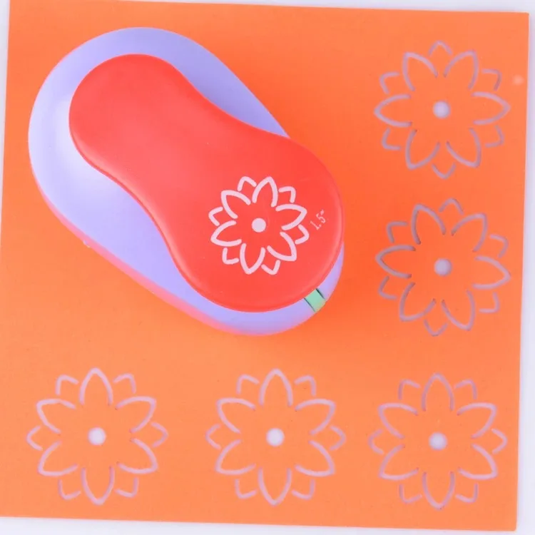 1.5" 3d Flower Punch Diy Craft Hole Puncher For Scrapbooking Punches Card Maker Kids Scrapbook