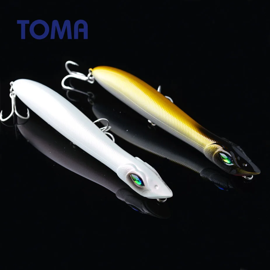 TOMA Topwater Popper Рыбная приманка вобблер 140 мм 27 г жесткая пластиковая искусственная
