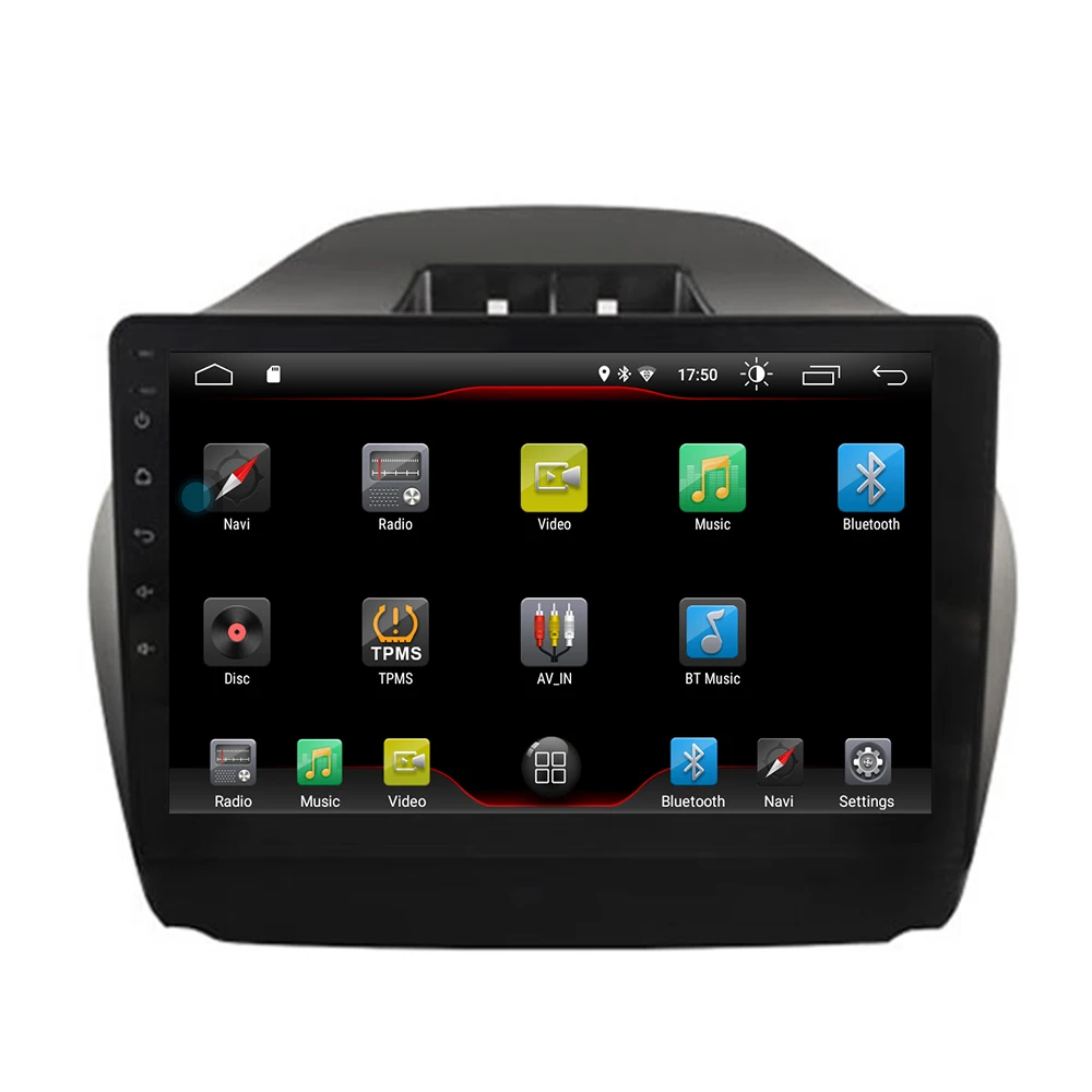Sale Quad Core Android 9.1 Car Multimedia Player for Hyundai IX35 2011 2012 2013 2014 2015 Radio Stereo 2DIN GPS Navigation 3