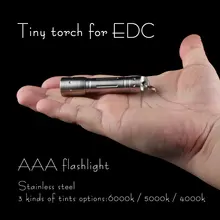 Convoy mini LED Flashlight, EDC flashlight ,CREE XPE R3 Light Led by AAA Battery