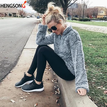 

Autumn Harajuku Hoodies Women Warm Winter Casual Lady Sweatshirts Long Sleeve Loose Cute Hoodie Tops With Zipper