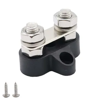 

1 PC DC 48V Double Terminal Stud Durable High Quality Power Distribution Block For RV Boat Truck Marine