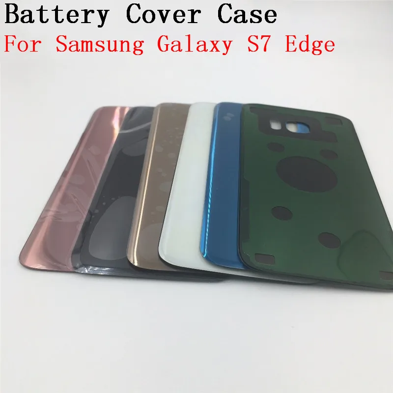 RTBESTOYZ Замена для Samsung Galaxy S7 Edge G935 G935F G935H Задняя крышка батареи Дверь стеклянная