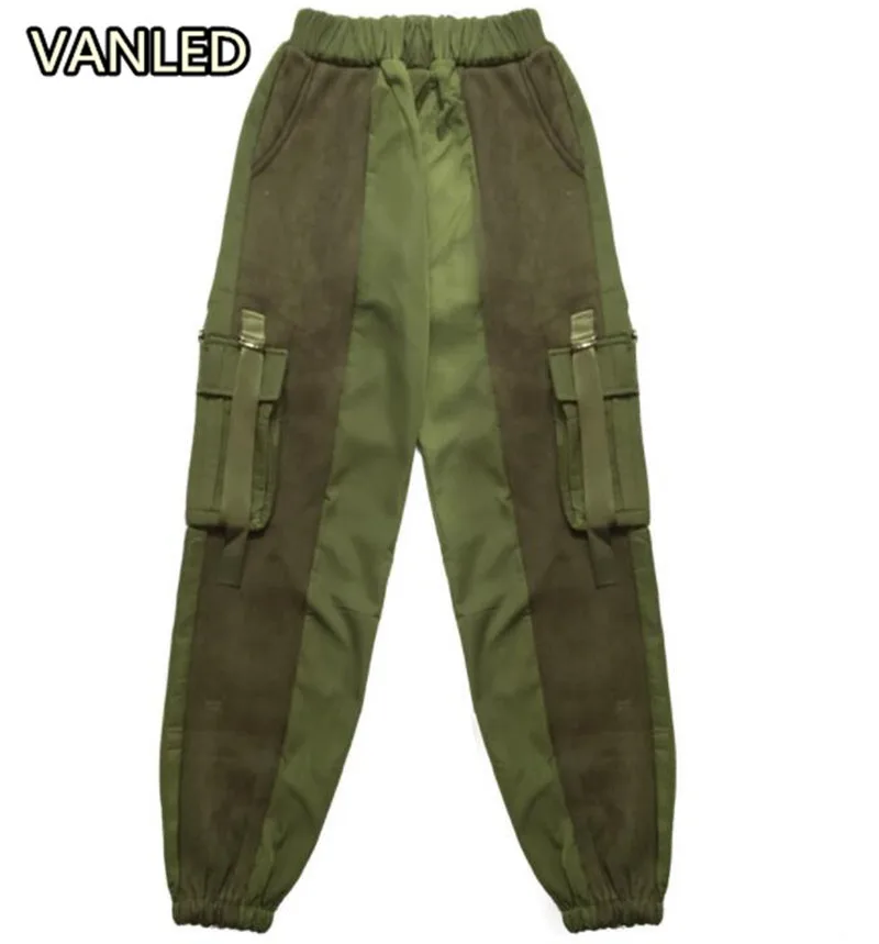 Invierno Problemas Calle Hombres Las Largos blue Los De Green Casual army La Pantalones Hip Black Cálido hop reds Mujeres Nueva Espesar Ropa Y5YPwOq