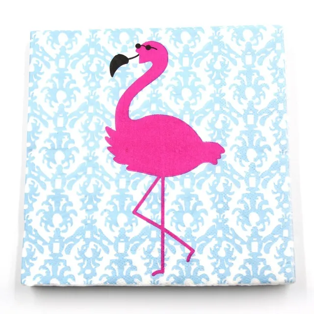 20PCS Flamingo Cupcake Toppers DIY Cakes Topper Picks Pinapple Topper
