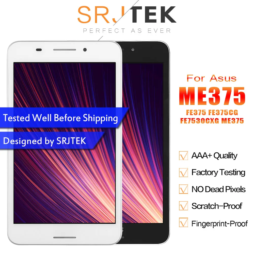 ЖК дисплей для ASUS Fonepad 7 FE375 FE375CG FE7530CXG ME375 K019 кодирующий преобразователь сенсорного
