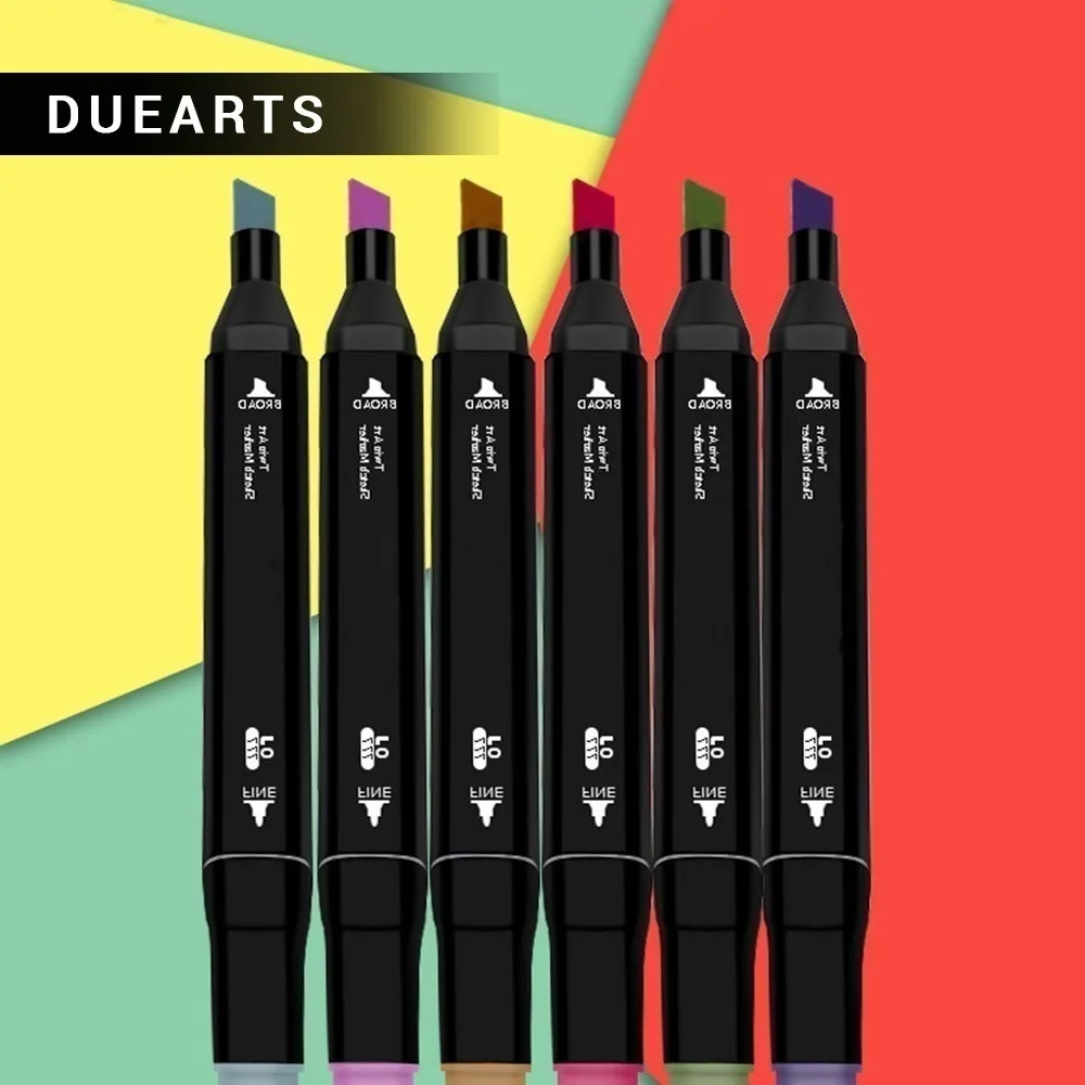 

Rushed Hot new products LSH Three generations of pen set double head alcohol oily 60 and 80 color marker NEW