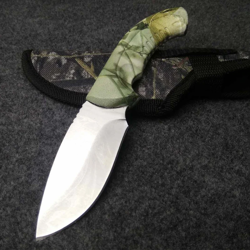

New Arrival Military knife Brand hunting knife , outdoor knives, surrival knife and Nylon Sheath SDIYABEIZ