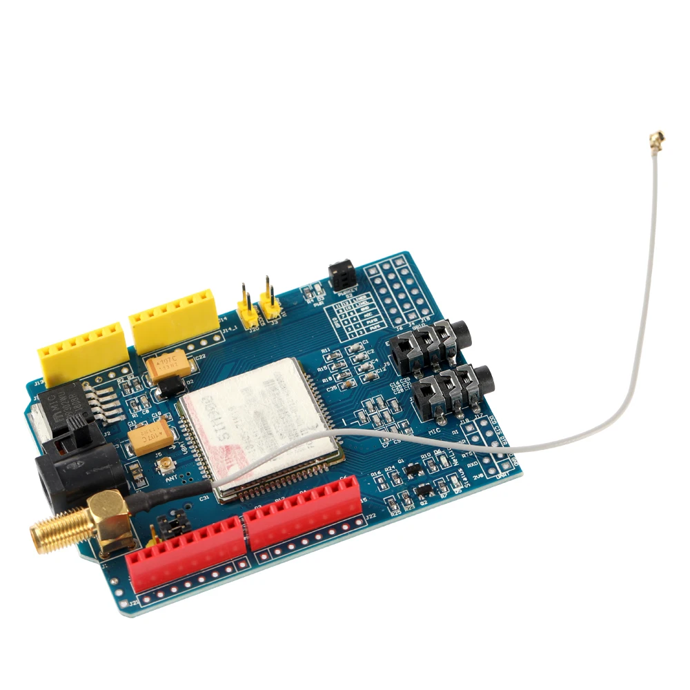 Макетная плата SIM900 850/900/1800/1900 МГц GPRS/GSM комплект модуля для Arduino|Детали и