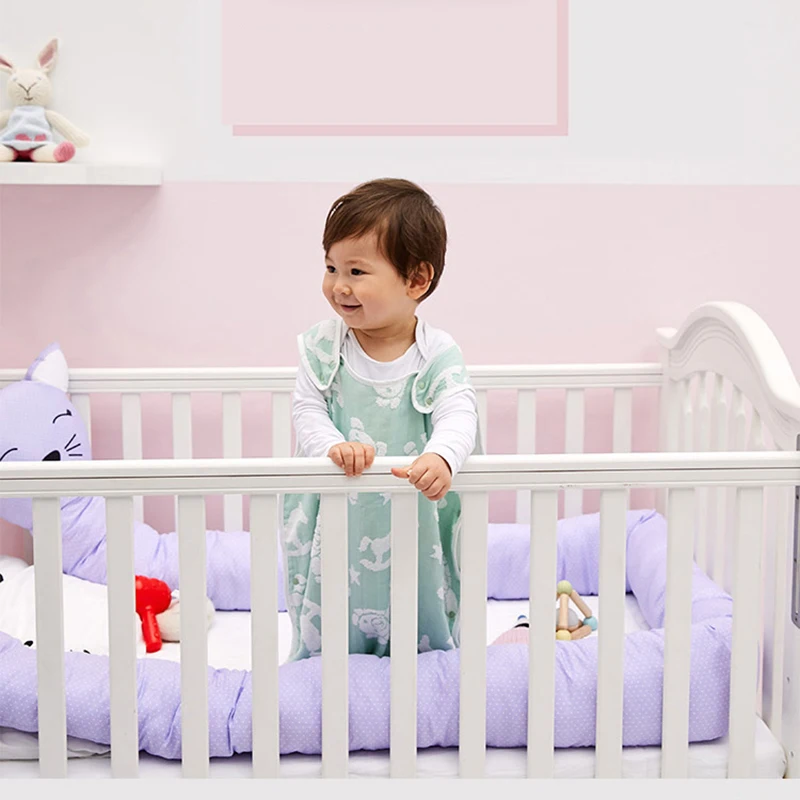 Бампер для детской кровати 330 см, защита для кроватки для новорожденных, постельные принадлежности, декор для детской комнаты, новые хлопковые бамперы для детской кроватки